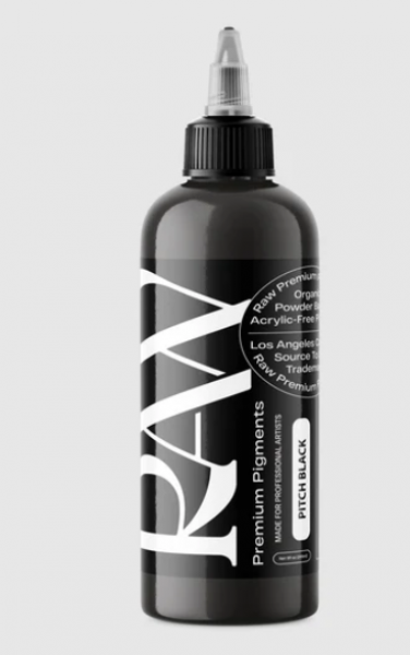 RAW INK PITCH BLACK 8OZ