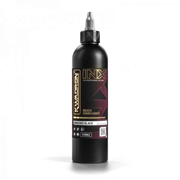 TINTA KWADRON INX ENRICHED BLACK 8OZ